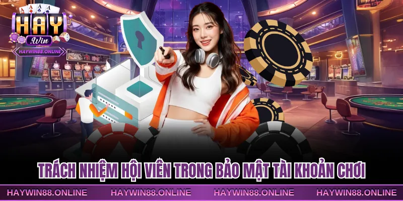 Trách nhiệm hội viên trong bảo mật tài khoản chơi